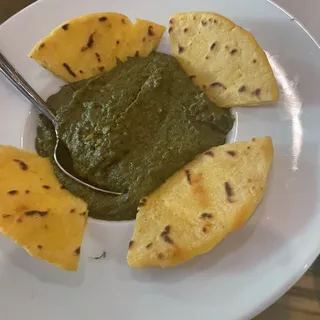 Sarson da Saag & Makhi di Roti