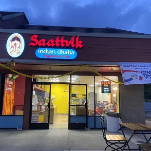 outside of restaurant