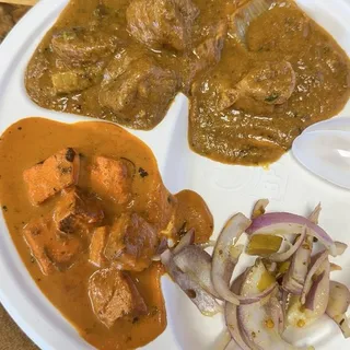 Soya-Chaap Thali with Paneer