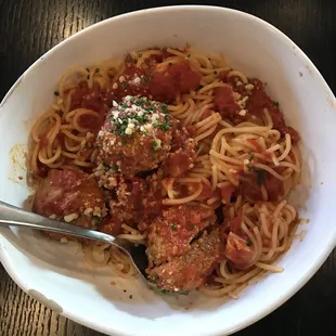 Spaghetti and Meatballs