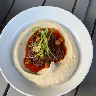 Spicy Ragu Hummus