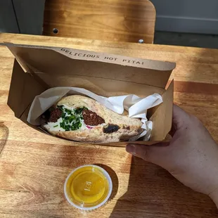 My Falafel Pita Pocket!
