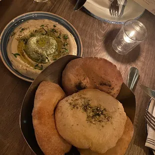 Extra Pita and Zaatar Plate