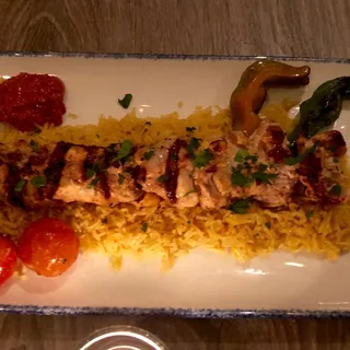 Harissa Marinated Chicken Kebab