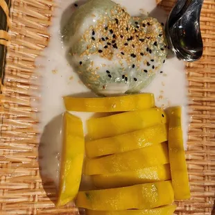 Mango Pandan sticky rice