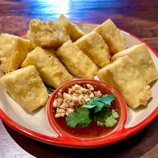 crispy Triangle Tofu