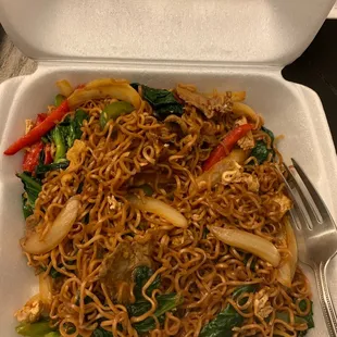 T2. Stir Fried Spicy Mama Noodles