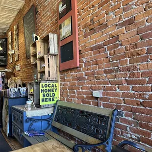 the interior of the restaurant