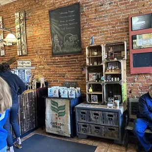 customers in a coffee shop