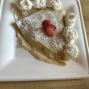 Strawberry Crepe.