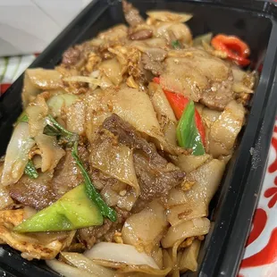 11. Drunken Noodles ( Pad Kee Mow )