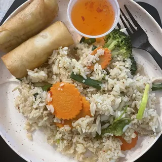 1. Crispy Veggie Rolls (4 pcs)