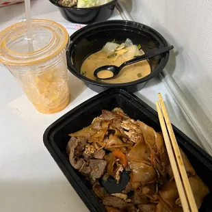 11. Pad See Ew (Sweet Soy Sauce Noodles) 21. Tom Kha 8. Larb Salad with chicken