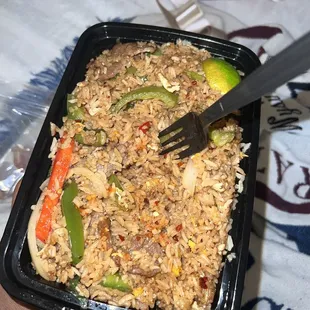 15. Basil Fried Rice (spice level 5)