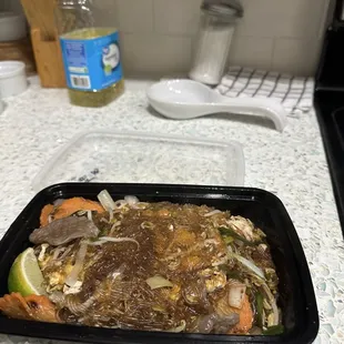 14. Glass Noodles (Pad Woon Sen)