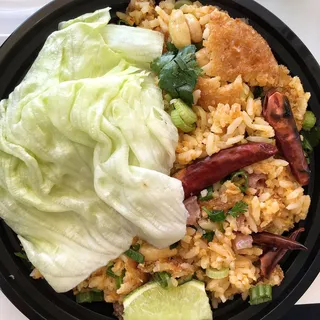 10. Crispy Rice Wrap (Nam Khao)