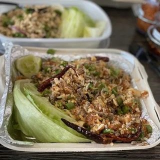 #9 Crispy Rice Wrap (Nam Khao)