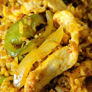 Curry Fried Rice w/ chicken meat $10.99