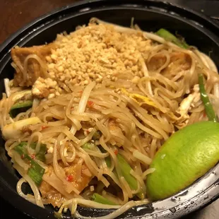 Pad Thai with Fried Tofu mmm