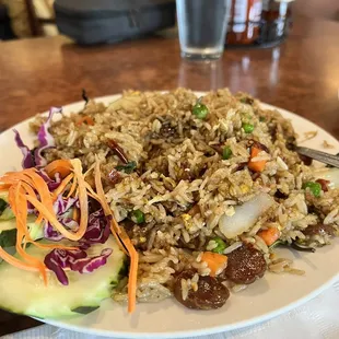 Fried Rice w Chinese sausage