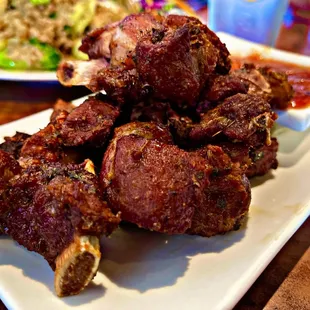 3. Fried pork spare ribs (with lemongrass and yummy chili sauce) 5 out of 5