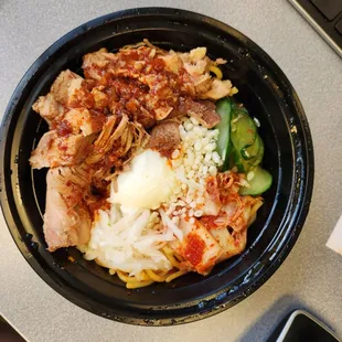Spicy garlic with pork