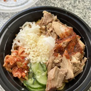 Sabal rice bowl with pork shoulder! Yummy