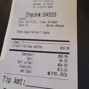 20% added for 2 folks