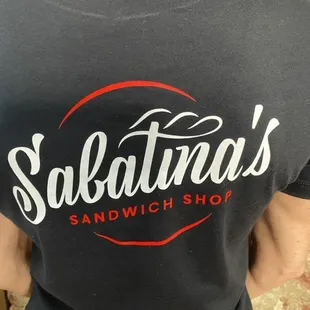 the back of the shirt