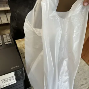 Bagged and handed over!