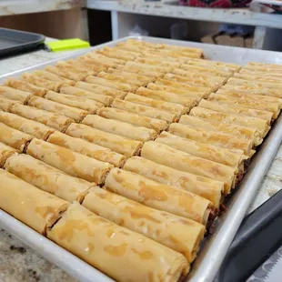 Amazing baklava fingers soooooo delicious