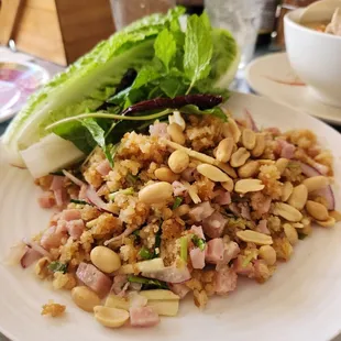 Nam Kao, crispy rice salad. Bright and so flavorful!