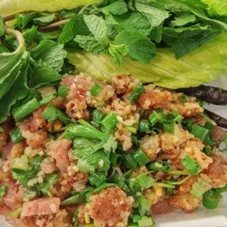 Crispy Rice Salad (Yum Kao Naem)