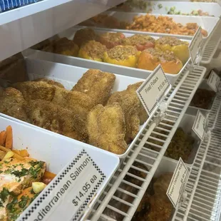 Lots of homemade to go dishes