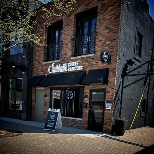 the outside of the building