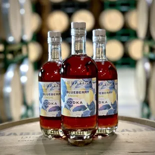 Blueberry Lemon Flavored Vodka. California farm harvested small batch spirits.