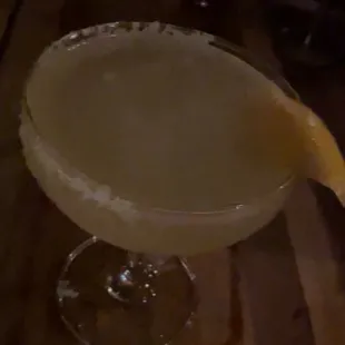 Lemon drop martini