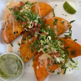 a plate of food