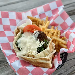 The falafel and fries of my dreams