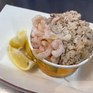 Shrimp and crab cup