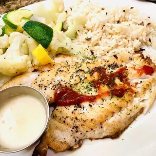 Grilled Pacific Red Snapper