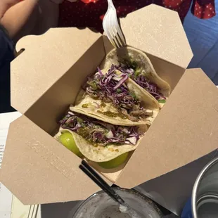 Pulled pork tacos