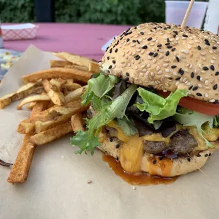 Apricot Sriracha Burger