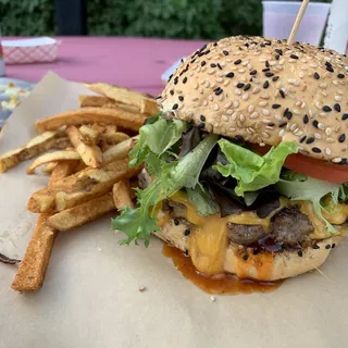 Apricot Sriracha Burger