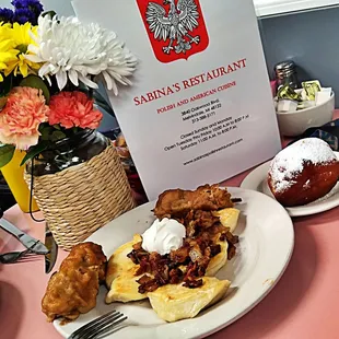 plates of food on a table