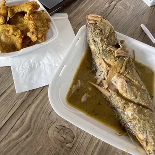Red Snapper and King Fish in sauce