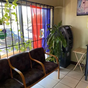 a living room with a couch and a coffee table
