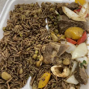 Lamb with creole sauce