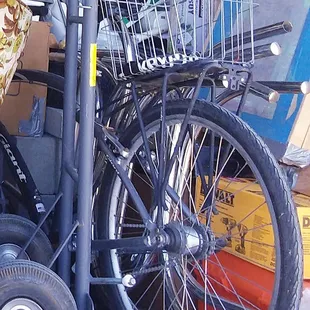 My bike with basket