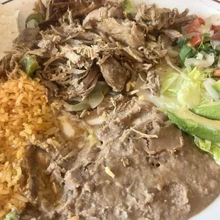 Carnitas plate